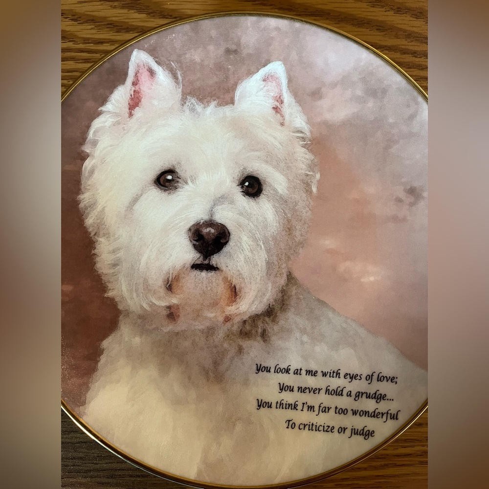 Westie Plate